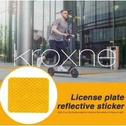 Pegatina Reflectante para Placa de Guardabarro Trasero Modelo Essential 1S Pro2 KROXNE - 8  