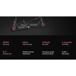 Ilektrikó skoúter Xiaomi Mi Pro 2 - aftonomía 45 km - bataría 12400 mah Xiaomi - 2 Μέγιστη ταχύτητα: 25km / h (Μέγιστη ταχύτητα 