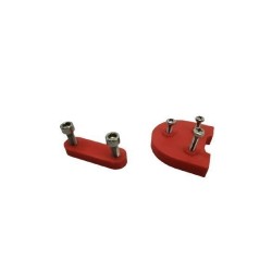 Adaptador / elevador de pneu vermelho de 10 polegadas para Xiaomi M365, 1S, Pro2 e M365 Pro