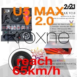 Monorim Pack U5 2.0 för Ninebot Max serie G30, G30P, G30LE, G30LP, G30D, G30LP - 48v 20ah batteri 500w motor