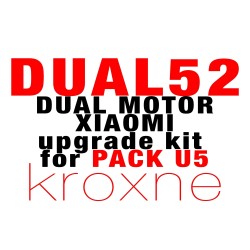 DUAL52 AWD Upgrade kit for PACK U5 2.0 for Xiaomi electric scooters - DUAL MOTOR kit