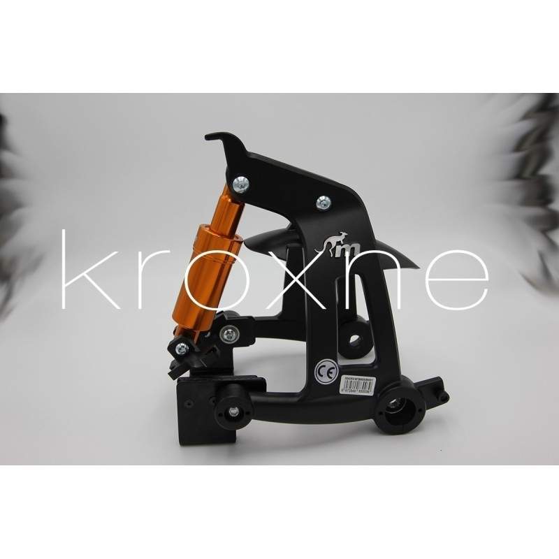 Suspensão traseira Monorim MXR1-GM com suporte de placa e para-lama extensível para Ninebot Max Monorim - 14 Suspensão traseira 