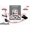 Suspensão traseira Monorim MXR1-GM com suporte de placa e para-lama extensível para Ninebot Max Monorim - 24 Suspensão traseira 
