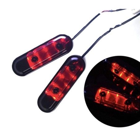 Xrain side light kit connected to the rear light for Xiaomi, NInebot Max or similar vehicles