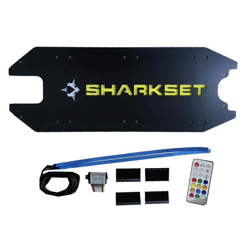 Zestaw osłon Dragon Deck LED SHARKSET do wszystkich modeli NINEBOT MAX G30 lub podobnych Sharkset - 6 Zestaw osłon Dragon Deck L