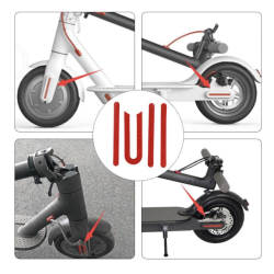 Odblaskowe naklejki na Xiaomi M365, 1S, Pro 2 i M365 Pro  - 2  