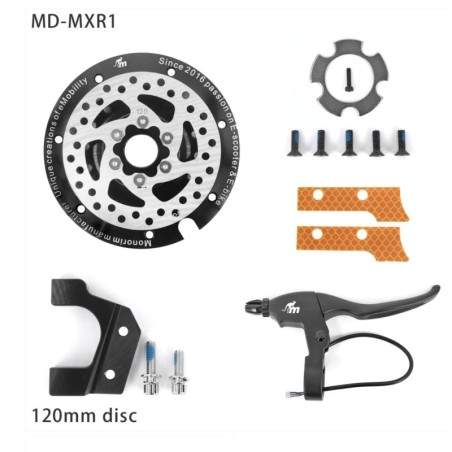 Kit de acoperire a motorului Monorim MD MXR1 350w/500w specific pentru upgrade la frâna cu disc. Monorim - 8 Monorim MD MXR1 350