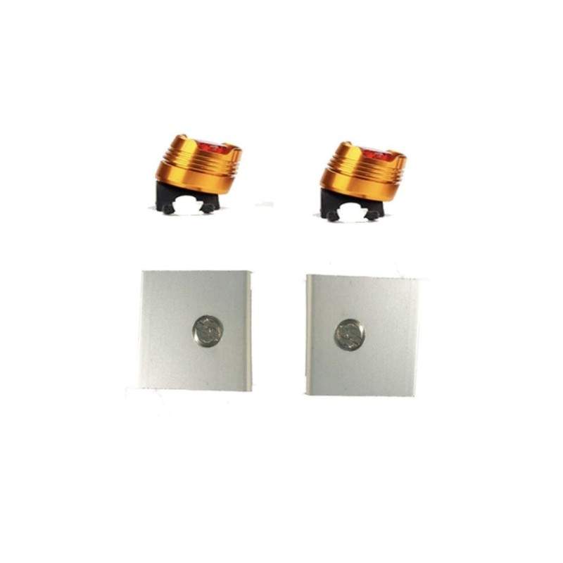 Sett med varsellys bak.  - 8 Sett med varsellys bak.
Installer et ekstra sett med varsellys bak
Sett med sidelys bak. Med dette 