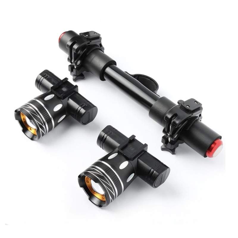 Dvojitá LED svetelná lišta pre elektrickú kolobežku Xiaomi s 1200mAh batériou  - 1 Dvojitá LED svetelná lišta pre elektrickú kol