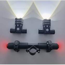 Dviguba LED lemputė skirta Xiaomi elektriniam paspirtukui su 1200 mAh baterija  - 3 Dviguba LED lemputė skirta Xiaomi elektrinia