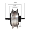 Motor traseiro 48v 500w para Kugoo M4, Ovex Z1 plus ou outros modelos. motor genérico adaptativo Kugoo - 2 Instale este motor co