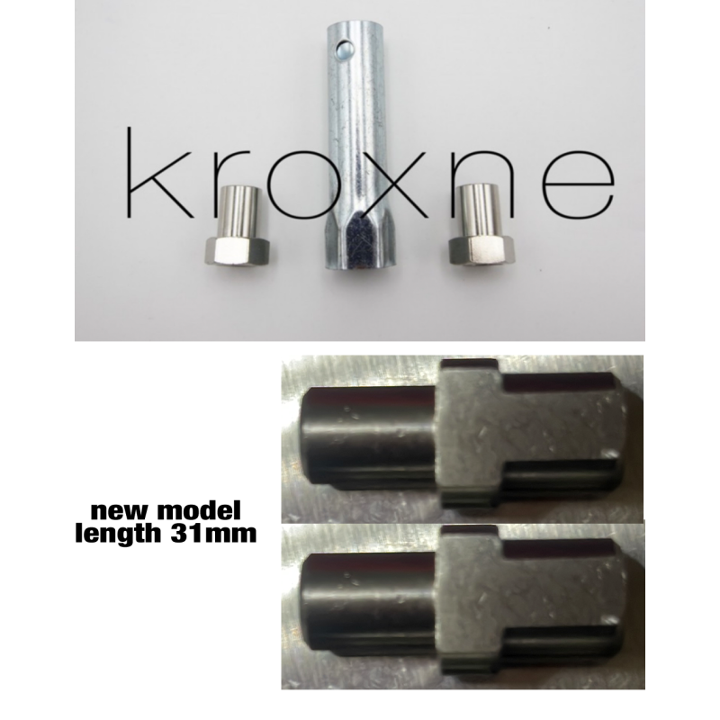 Tuercas extendidas y pernos extendidos para instalar el motor con freno de disco en la suspensión trasera MR1 o DMR1 Monorim - 2