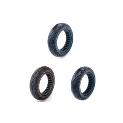 Upgrade to solid Matrox 10 x 2.5-inch tires - no more flats.