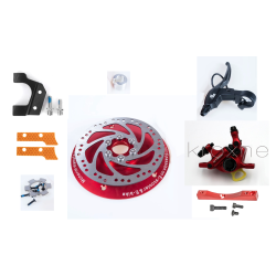 Kit de frână pe disc Monorim MD-MXR1 Pro pentru motor de 350 W/500 W pe scuter Ninebot Max G30 sau similar Monorim - 1  Instalaț
