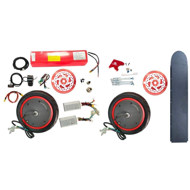 Monorim Dual32 Ultra (inclusief twee 350w motoren) Monorim - 1 36v 14400mah batterij met 30Ah BMS Het bevat twee nominale 350w-m