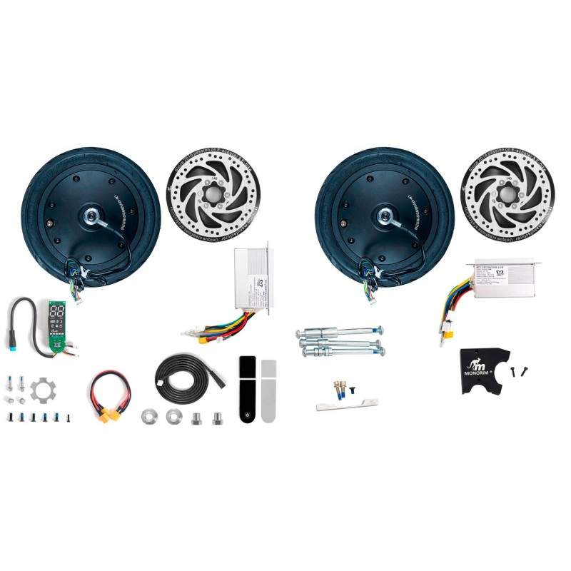 Monorim Dual52 Pro Ultra Air (inclui dois motores Air de 500w) Monorim - 3  Inclui uma bateria de 14400mah com 60ah BMS Carregad