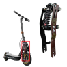 Predné odpruženie Monorim MX2 pre elektrické skútre Ninebot Max G2 alebo podobné (G 2E, G2D, G2P, G2x) Monorim - 1 Predné odpruž