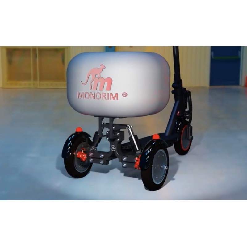 Caixa de transporte para suspensão traseira Monorim X3 Dual Monorim - 1 Caixa de transporte para suspensão traseira Monorim X3 D