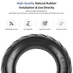 Solid Tire for Zero 8, Zero 9, Vsett 8, Vsett 9, Kugoo X1, Kirin G2 Pro 8,5x3 elektriline roller Kukirin - 5 Solid Tire for Zero