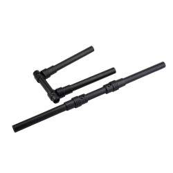 90 degree foldable aluminum handlebar  - 9 90 degree foldable aluminum handlebar Easy fold handlebar to a 90 degree angle Instal