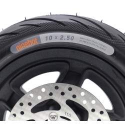Komplett bakhjul for Segway Ninebot sparkesykkel F20, F25, F25i, F30, F38, F40, F40i eller lignende - 10x2,5 tommer Segway - Nin
