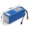 Externt extra batteri 36v 12800mah för elscooter eller elcykel  - 2 Externt extra batteri 36v 12800mah för elscooter eller elcyk