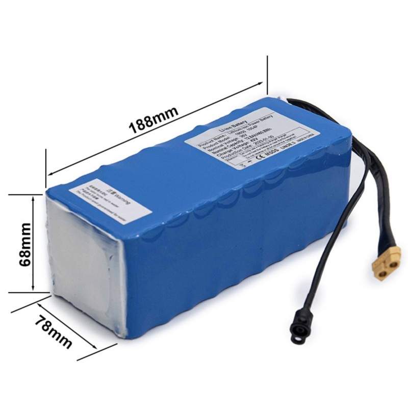 Bateria adicional externa 36v 10400mah para scooter elétrica ou bicicleta elétrica  - 2 Bateria adicional externa 36v 10400mah p