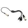 GX16 - DC5,5mm / DC8mm / XLR / GX12 laturin muunninkaapeli  - 1 GX16 - DC5,5mm / DC8mm / XLR / GX12 laturin muunninkaapeli GX16-