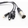 GX16 til DC5.5mm / DC8mm / XLR / GX12 oplader konverterkabel  - 2 GX16 til DC5.5mm / DC8mm / XLR / GX12 oplader konverterkabel G