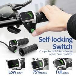 Plynová páčka pre elektrický skúter a elektrické bicykel Wan - 5  