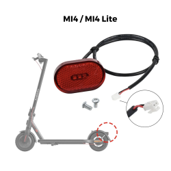 Baglygte til skærmen på Xiaomi Scooter Mi 4, Mi 4 Lite eller lignende  - 1 Baglygte til skærmen på Xiaomi Scooter Mi 4, Mi 4 Lit