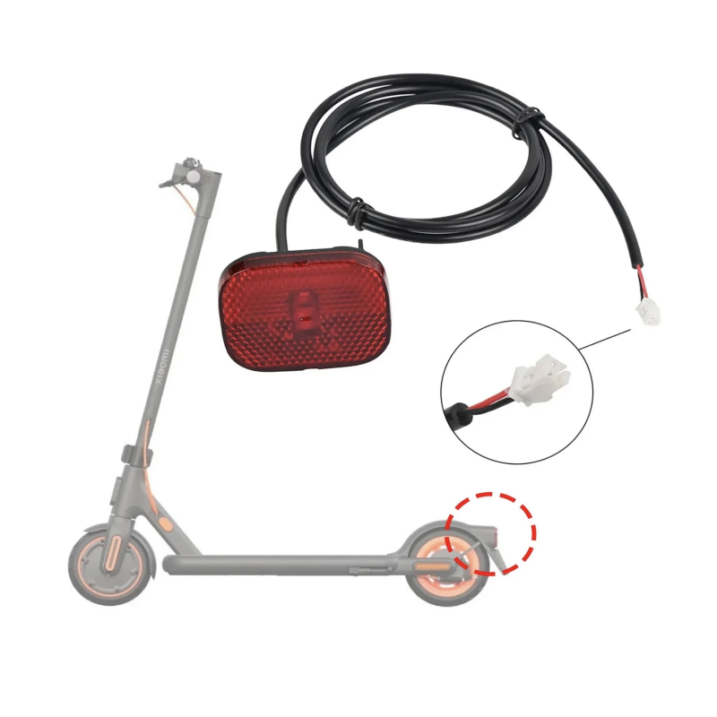 Luz traseira para o guarda-lamas da Xiaomi Scooter Mi 4 Go  - 1 Luz traseira para o guarda-lamas da Xiaomi Scooter Mi 4 Go Farol