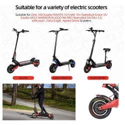 10x3 tums massivt däck för Zero 10x / Dualtron / Kaabo / Kugoo / Inokim /Joyor skoter KROXNE - 1 10x3 tums massivt däck för Zero
