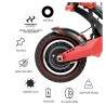 Pneu sólido de 10x3 polegadas para scooter Zero 10x / Dualtron / Kaabo / Kugoo / Inokim /Joyor KROXNE - 3 Pneu sólido de 10x3 po