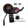 QS-S4 6-stifts display (36V-60V) för Kaboo, Zero 9, Zero 8X, Zero10, Zero10X och liknande  - 1 QS-S4 6-stifts display (36V-60V) 