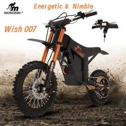 Monorim e-Moto Electric Wish007, 55 km/h, kinitíras 1500 W, bataría 21Ah, rythmizómeni ydravlikí anártisi Monorim - 1 Monorim e-