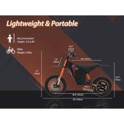 Monorim e-Moto Electric Wish007, 55 km/h, 1500 W-os motor, 21Ah akkumulátor, állítható hidraulikus felfüggesztés Monorim - 5 Mon