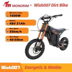 Monorim e-Moto Electric Wish007, 55 km/h, 1500 W motor, 21Ah baterija, nastavljivo hidravlično vzmetenje Monorim - 6 Monorim e-M