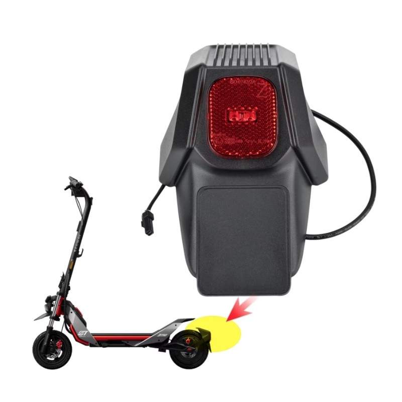 Parafango posteriore completo originale con luce per Segway ZT3 / Segway ZT3 Pro - parti e pezzi di ricambio Segway - Ninebot - 