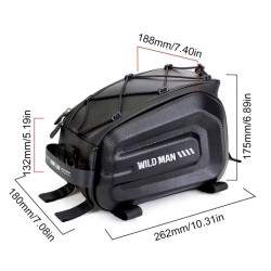 Wasserdichte Tasche für Motorrad oder Fahrrad Wild Man - 4  