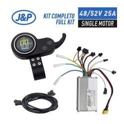 Komplekt kontrollera s displeyem i triggerom 48v / 52v 25A (JP) dlya elektrosamokata KROXNE - 1  