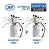 Sada dvou ovladačů (přední a zadní) pro instalaci dvou motorů (48V / 52V 35A JP) KROXNE - 1  