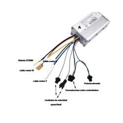 Zadnji krmilnik za električni skuter 60V 35A JP KROXNE - 2  