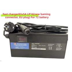 Chargeur rapide 83V 5A LP-16 Connecteur 3 broches pour batterie 72V DUALTRON STORM Thunder3 Thunder2 Minimotors - 2  