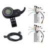 Kit de dois controladores com ecrã e gatilho para instalação de motor duplo 60v 35A (JP) KROXNE - 3  