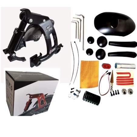 Monorim MXR1-GM baghjulsophæng med nummerpladebeslag og udtrækkelig skærm til Ninebot Max Monorim - 25  






Monorim MXR1-GM b