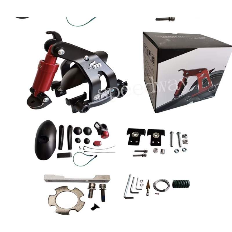 Amortisseur Arrière Pour Trottinette Xiaomi M365, Pro1, Pro2 - Améliore Confort, Réduit Chocs - En Acier, Facile à Installer