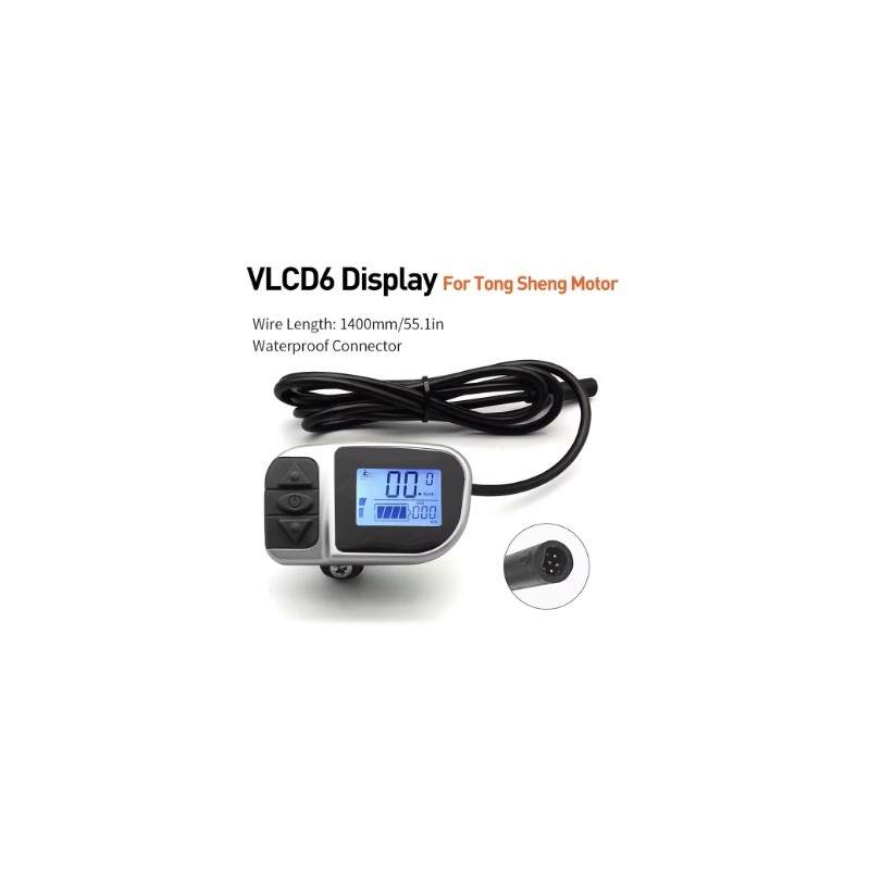 Écran LCD VLCD6 avec connecteur mâle 6 broches pour vélo électrique TongSheng DZ2 Tongsheng - 3  