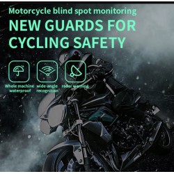 Vodoustoĭchiva sistema za otkrivane na mŭrtva zona (ŭgŭl 130º) za skuter, velosiped ili mototsiklet KROXNE - 10  
