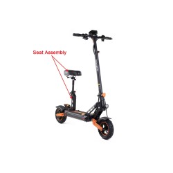 Siège pliable pour Kugoo G2 Max et Kukirin G2 Max, adaptable à d’autres trottinettes en modifiant les trous de base Kukirin - 5 